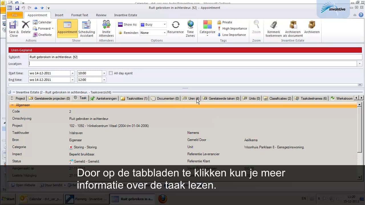 Online vastgoed software - software voor vastoed | Outlook demo video