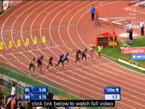 Usain Bolt beaten by Justin Gatlin in 100m in Rome