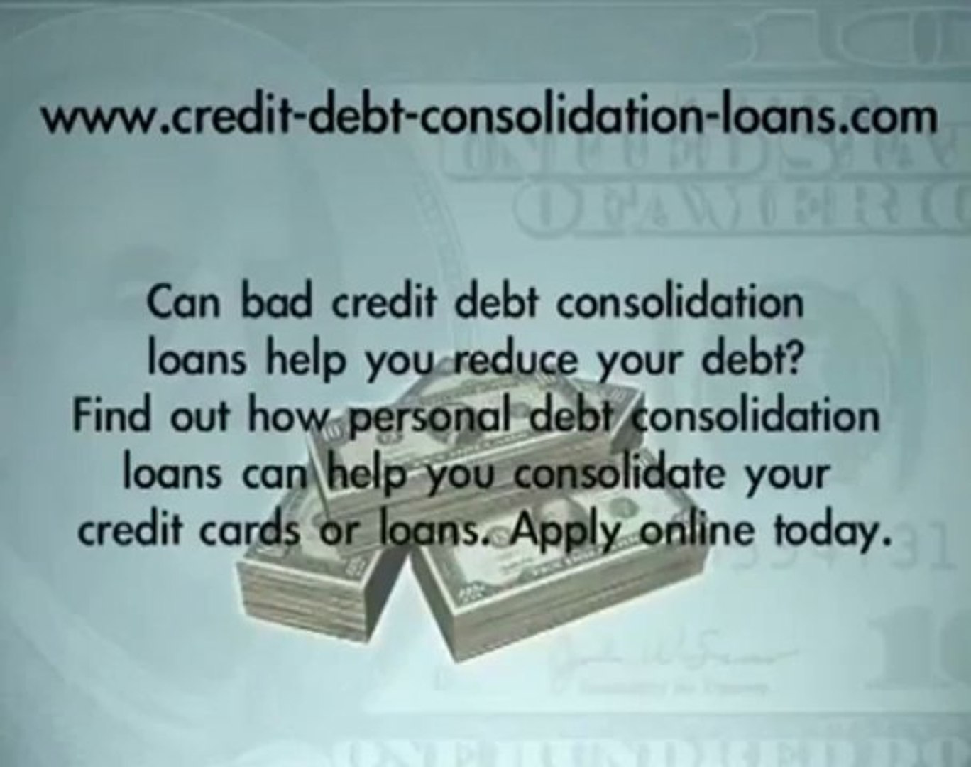 The Benefits Of Debt Consolidation Loans Video Dailymotion