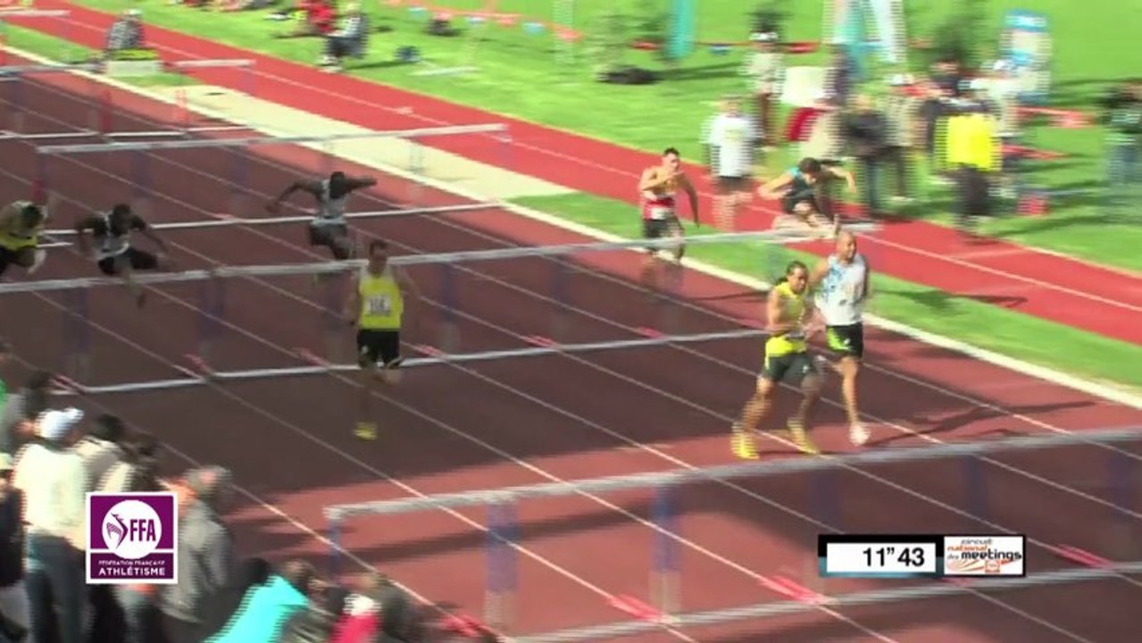 Finale 110m haies Meeting Montgeron 2013