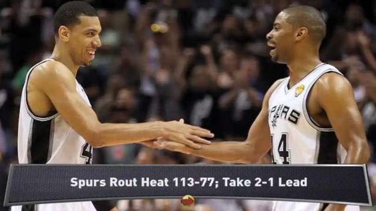 NBA Finals: Spurs Pound Heat; LeBron Off