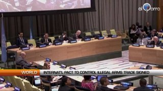 International pact to control illegal arms trade finally signed