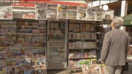 Yunanistan'da basın çalışanları grevde