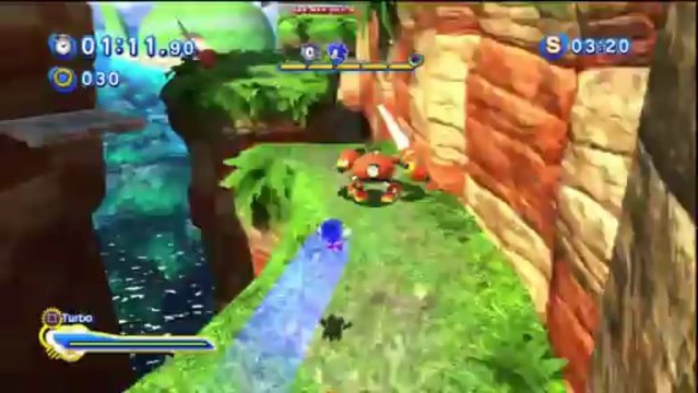 Sonic Generations - Seaside Hill Acte 2 - Défi 2 : Course Alter Ego !