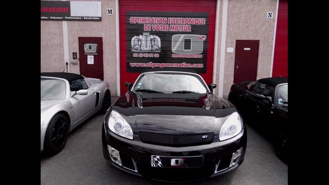 Vidéo test banc reprogrammation moteur Opel GT optimisation stage 2 @313ch o2programmation