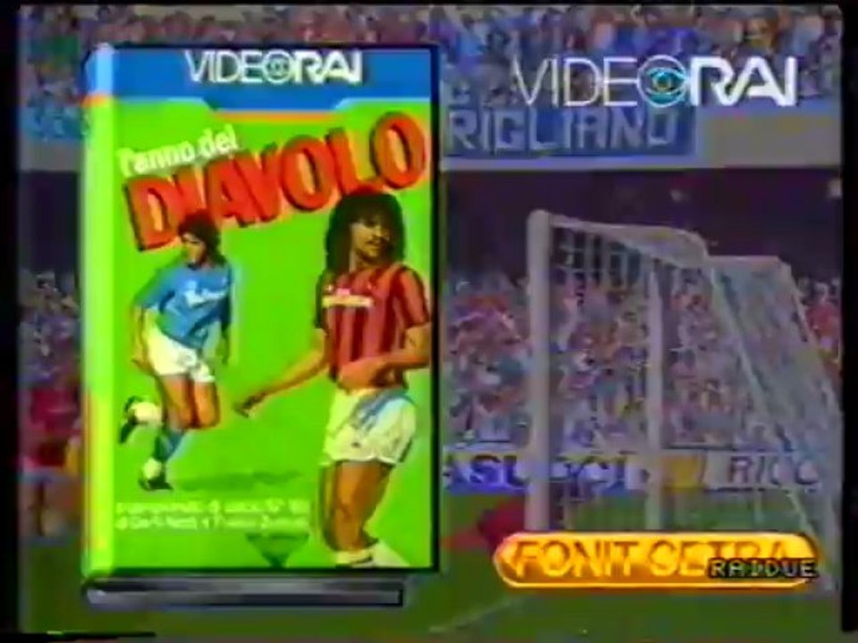 Spot Videorai L'Anno del Diavolo Milan 1988