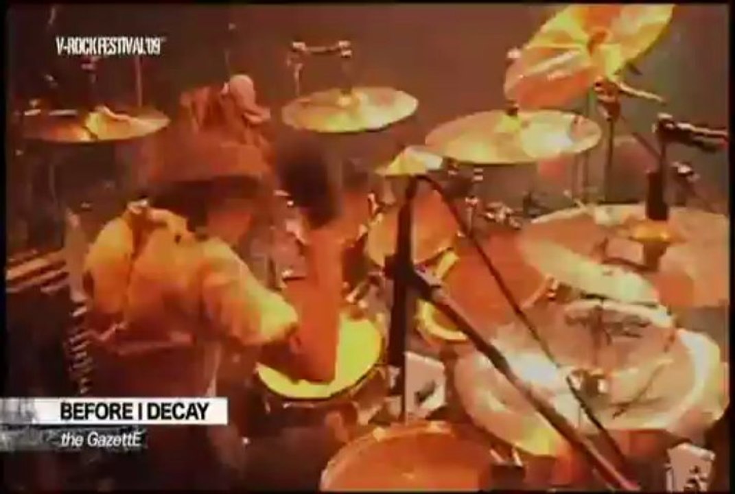 the GazettE - BEFORE I DECAY [V-ROCK FESTIVAL 25.10.09] @MARBLEHELL