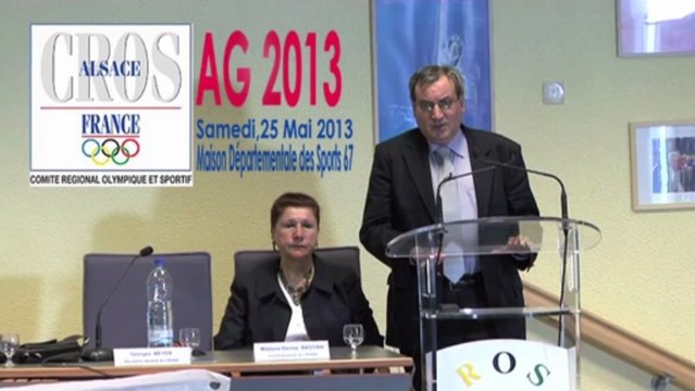 CROSA AG 2013 DANIEL BOUFFIER Directeur Régional JSCS Alsace