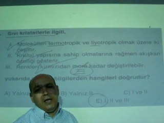 UĞUR DERSHANESİ LYS-8  SORU 11
