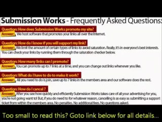 website promotion tools - SubmissionWorks Review