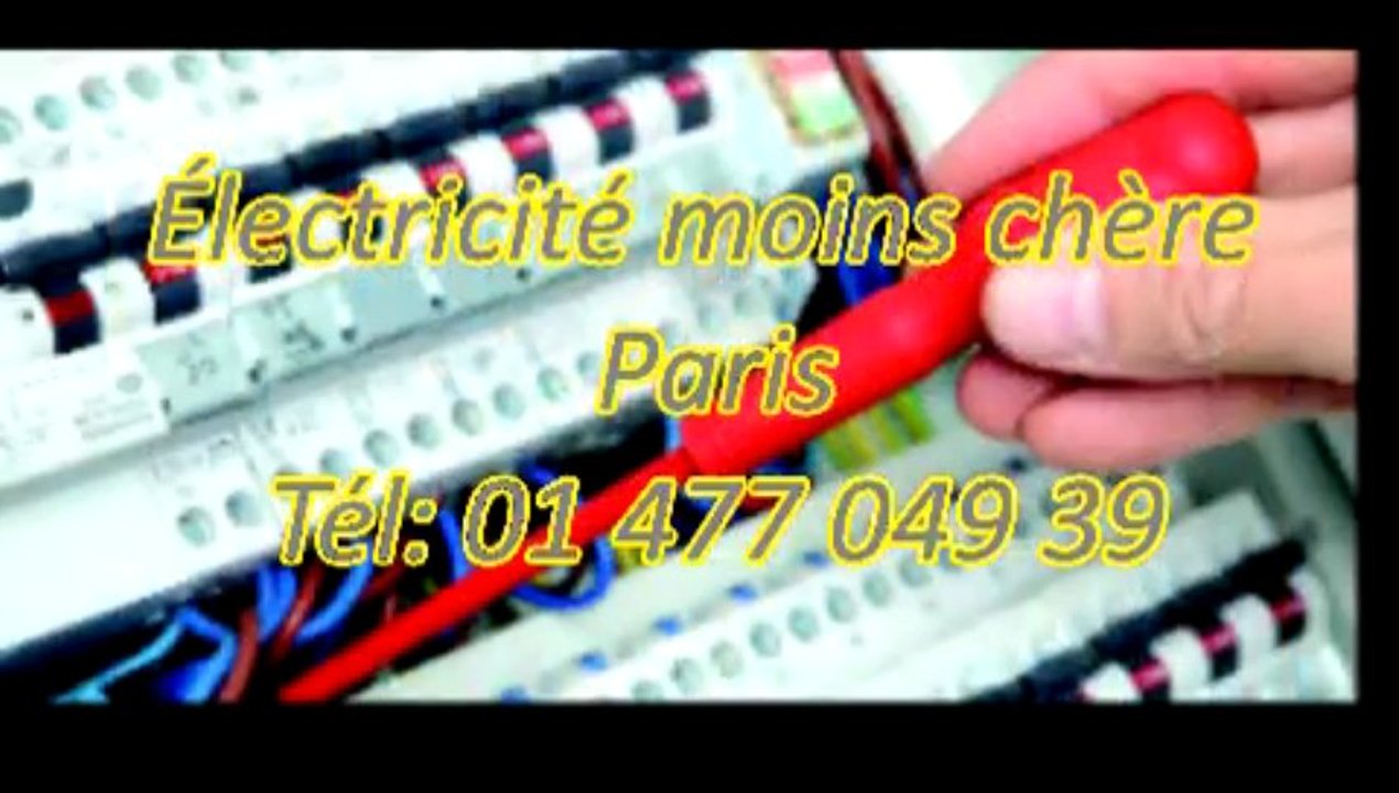 Électricité moins chère Paris Tél: 01 477 049 39