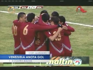 Golazo de Arango en el minuto 58 del Bolivia - Venezuela