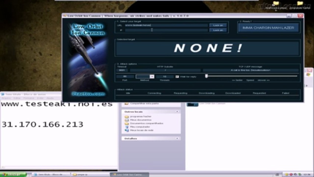 pegando ip de sites - no windows
