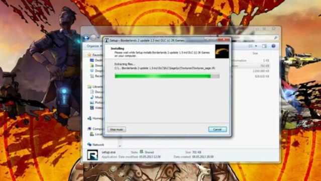 Borderlands 2 - Crack + Update 1.5.0 + DLC - Reloaded Download