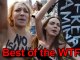 "BEST OF WTF Topless Femen Woman Strip Off To Protest In Paris"