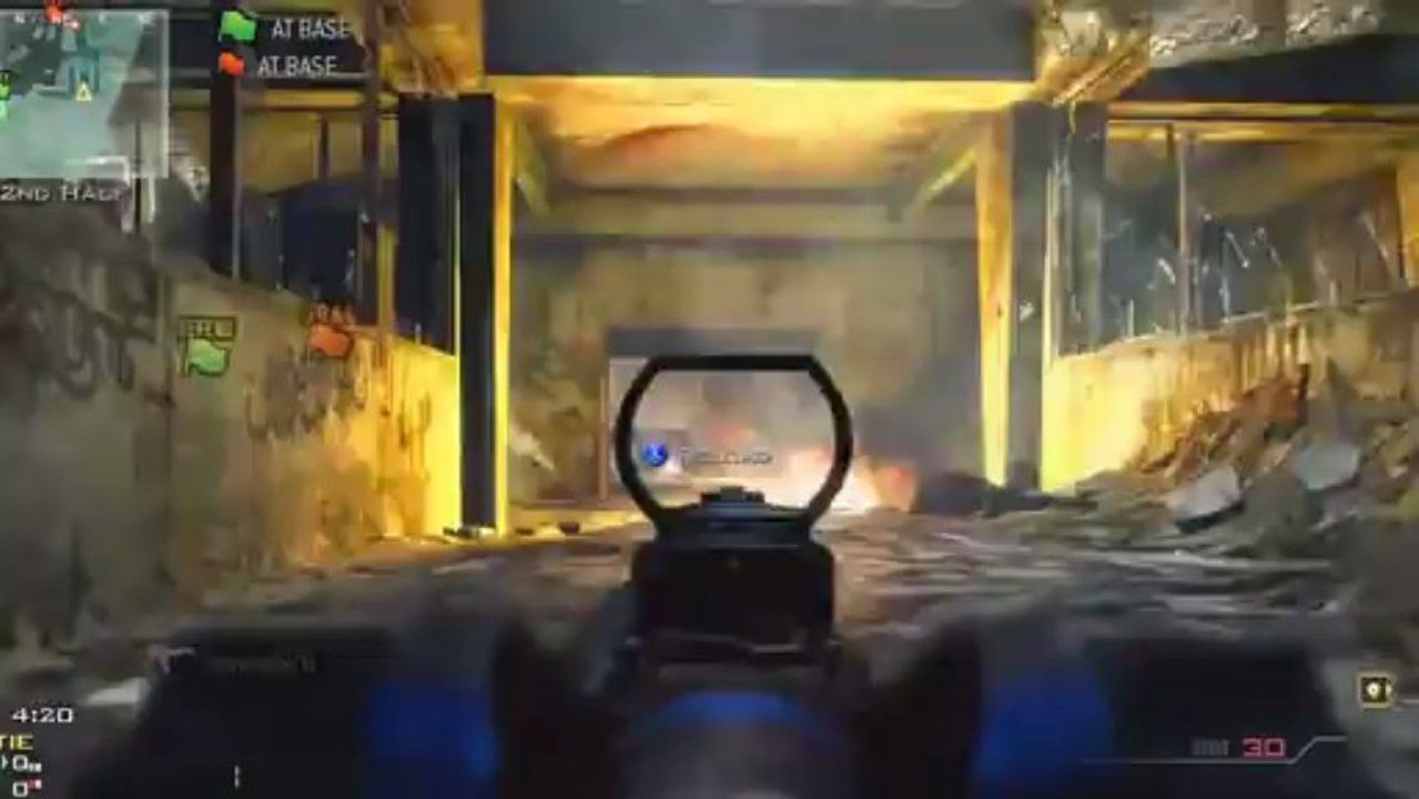 MW3 Multiplayer Gameplay: Scar CTF on Dome (Modern Warfare 3)