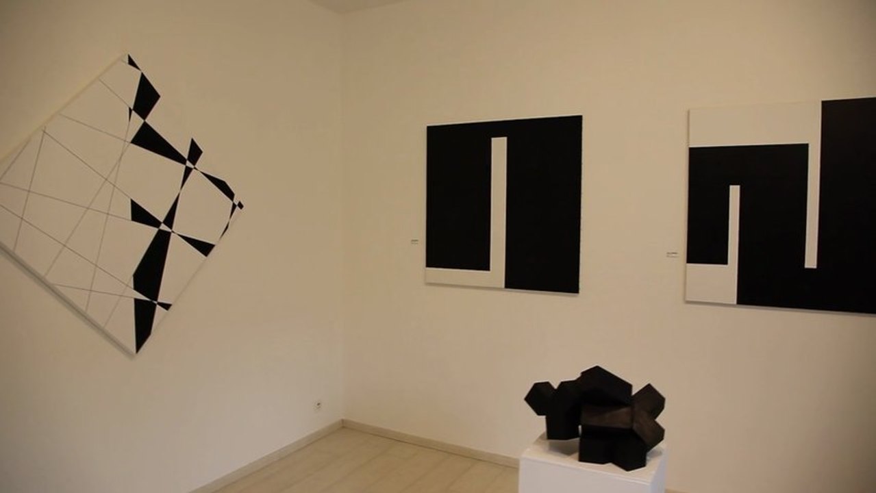 TRANSITION NOIR & BLANC | part.2 | Morellet Molnar Dilworth Nemours Popet Decq Knifer | mai 2013 | galerie ONIRIS | Rennes