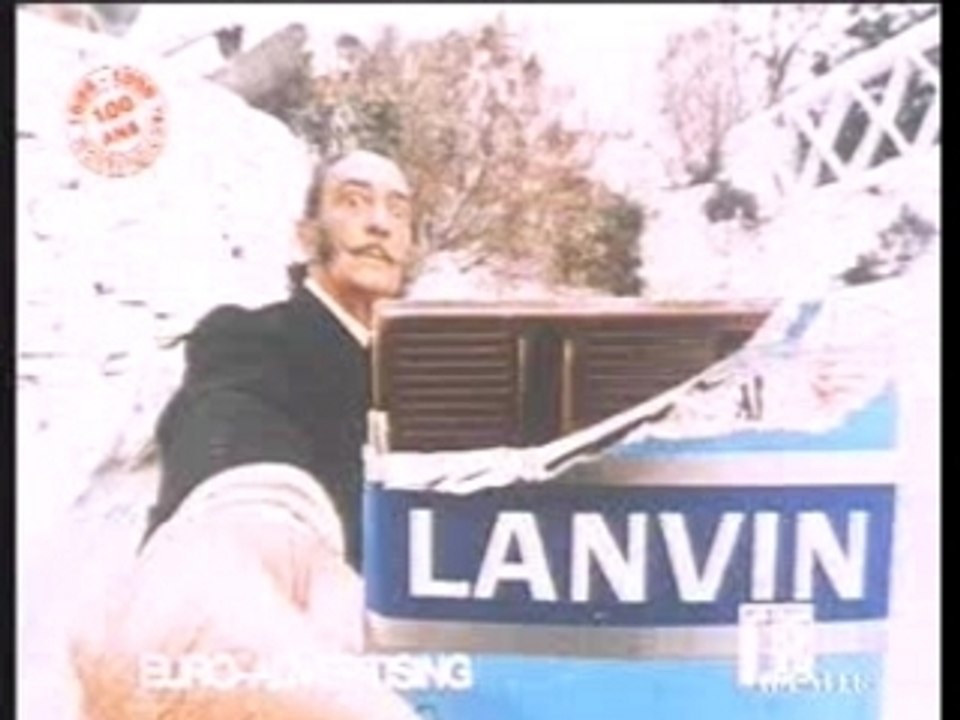 Pub : Lanvin avec Dali
