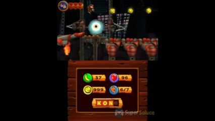 Soluce Donkey Kong Country Returns 3D : 7-3 Poings Pilons