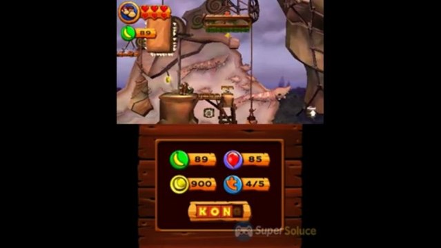 Soluce Donkey Kong Country Returns 3D : 6-3 Danse des Balances