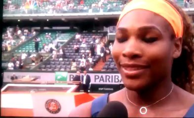 French Open 2013 Women's Singles Trophy Presentation and Speeches pt. 4