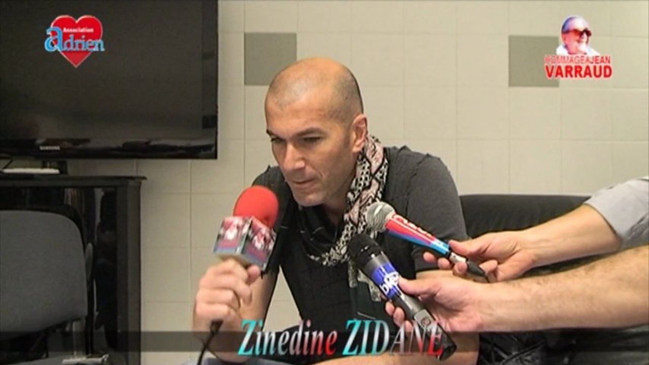 Interview de Zinedine ZIDANE  "HOMMAGE A JEAN VARRAUD"