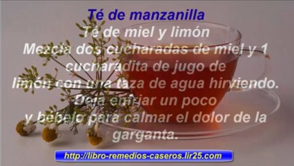 Remedio Casero para la Garganta