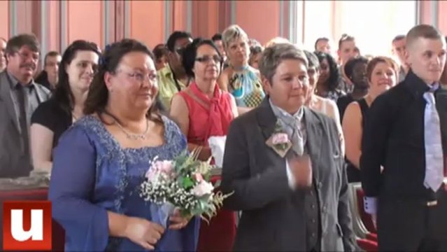 Premier mariage pour tous à Soissons dans l'Aisne