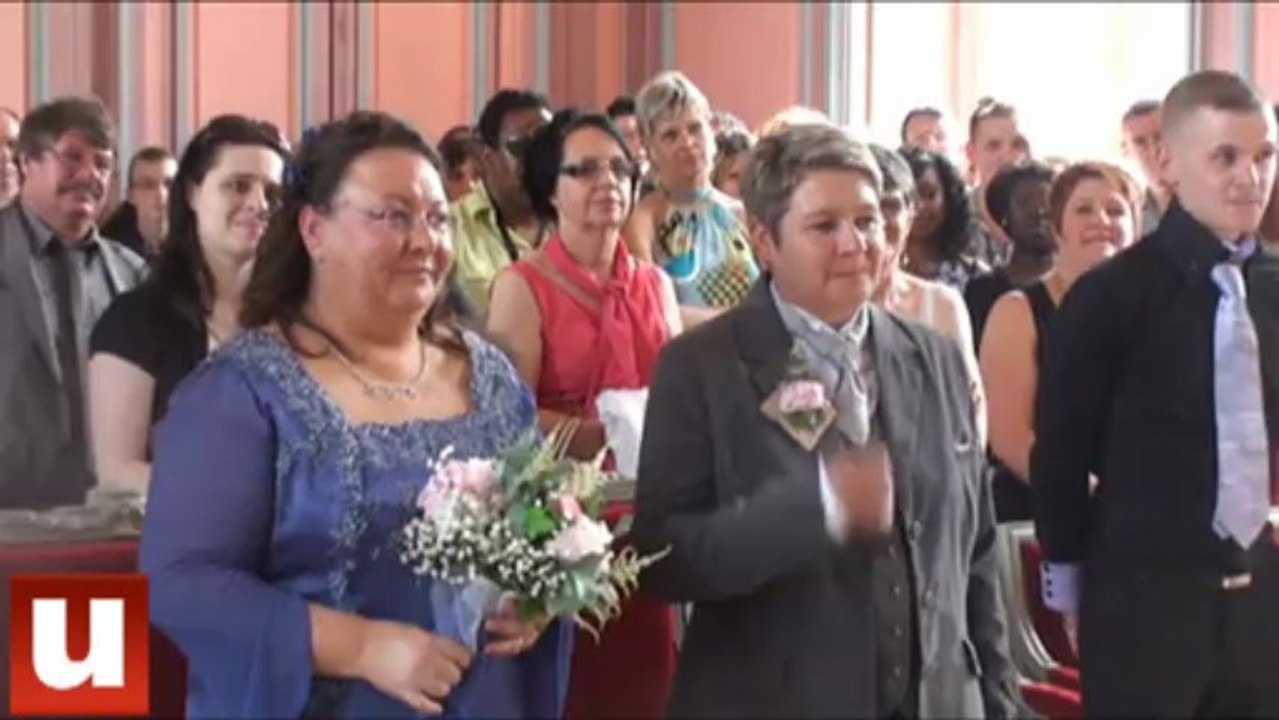 Premier mariage pour tous à Soissons dans l'Aisne