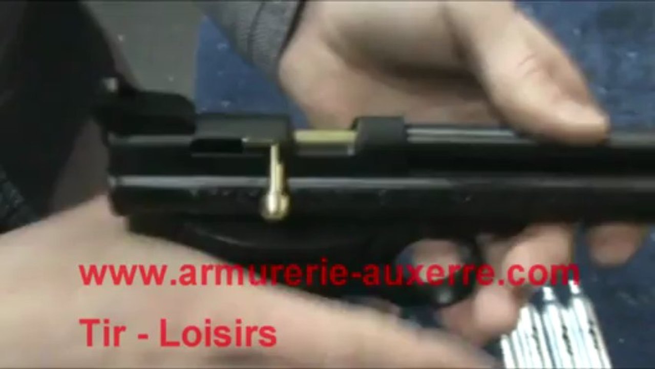 Présentation et essai du pistolet crosman 2240 co2 calibre 5.5mm