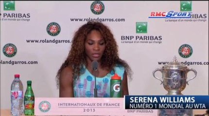 Roland Garros / Williams: "J'étais plus détendue" - 08/06