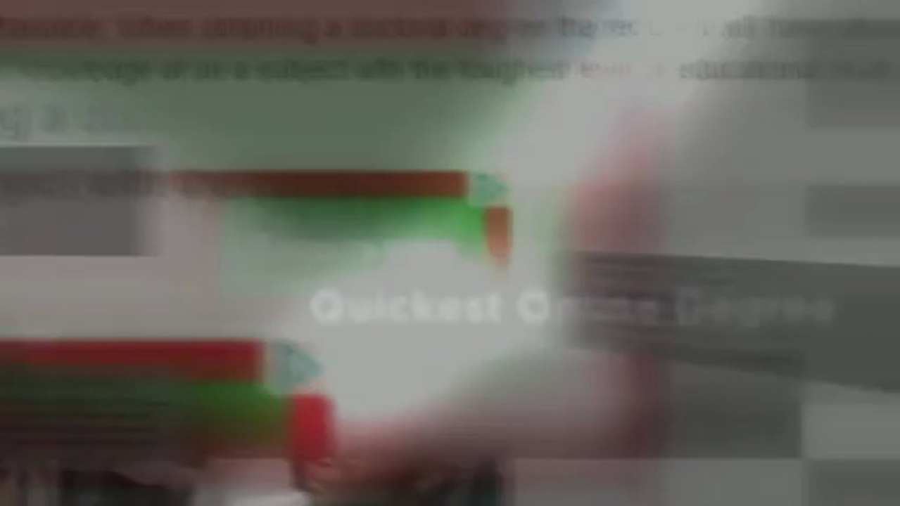 Quick Degree