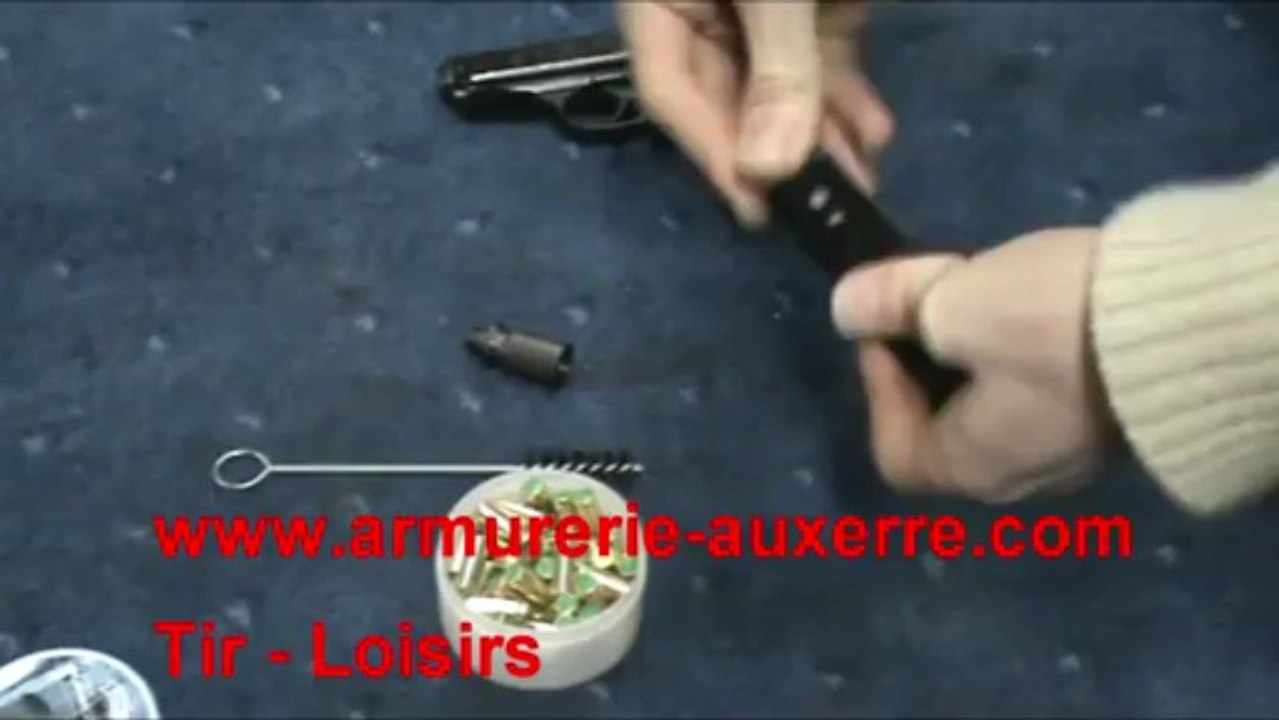 Pistolet Bruni Police, pistolet à blanc calibre 8mm pak