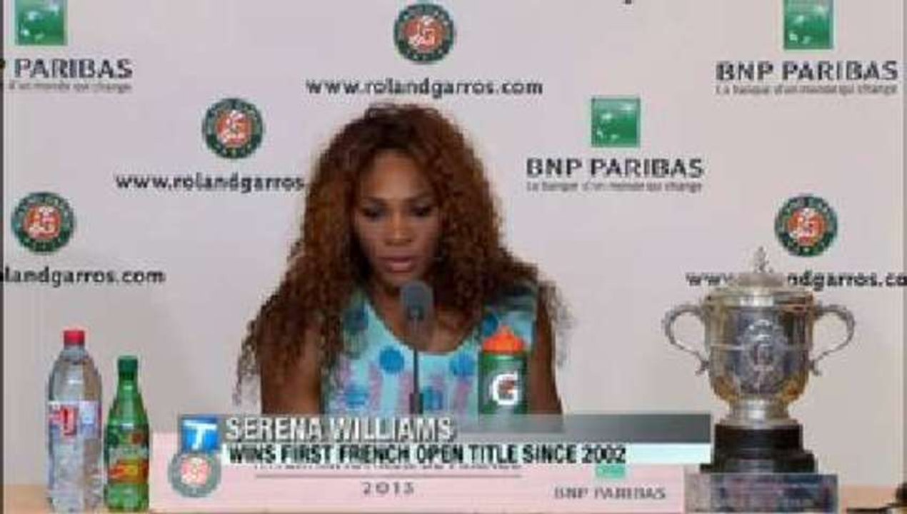 HIGHLIGHTS: Serena Wins French Open