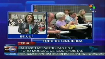 Inicia Conferencia de la Izquierda en EE.UU., economía es eje central