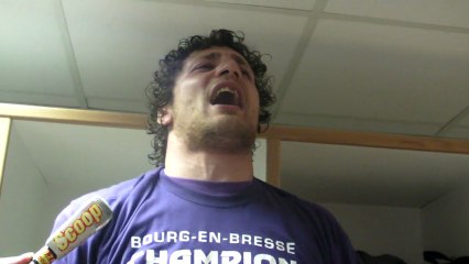 Incontournable Ardèche chantée par Anthony Frenet, capitaine de l'lUSB après le titre de champion de France