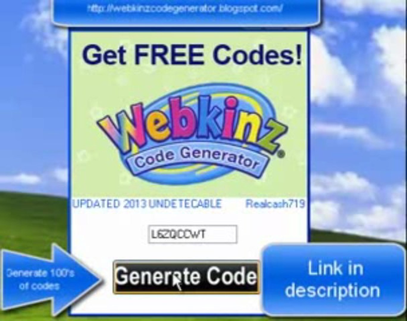 Webkinz Code Generator Générateur ( FREE Download ) June - July 2013 Update  - video Dailymotion