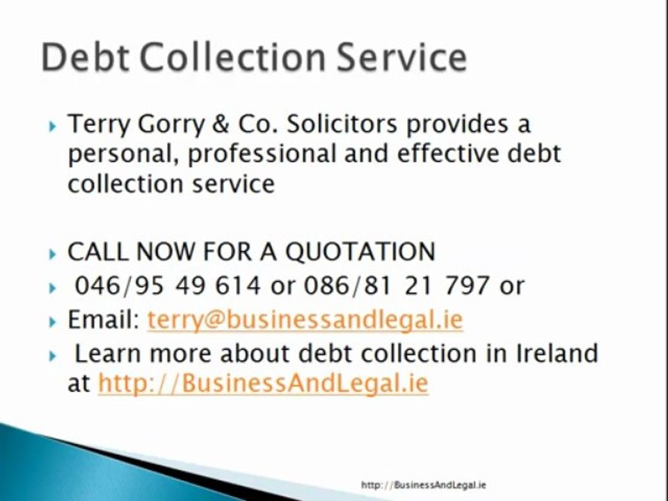 Debt Collection Procedure in Ireland