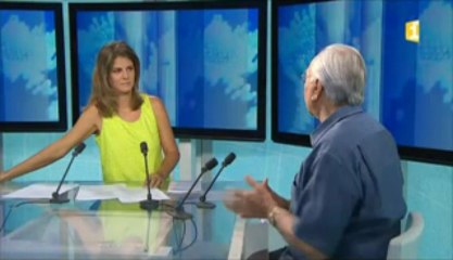 Le président Gaston flosse  Invité du journal