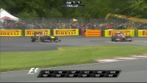 F1 2011 Canadian GP Race Button overtakes Vettel in the last Lap [HD]