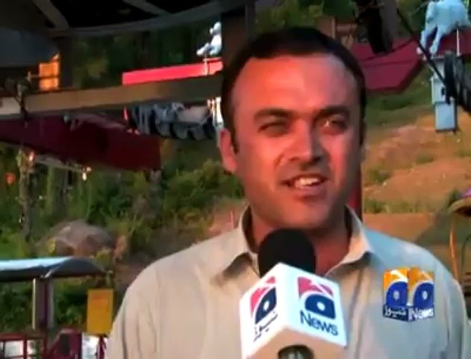 People Enjoying Murree Hills Chair Lift At Murree Islamabad