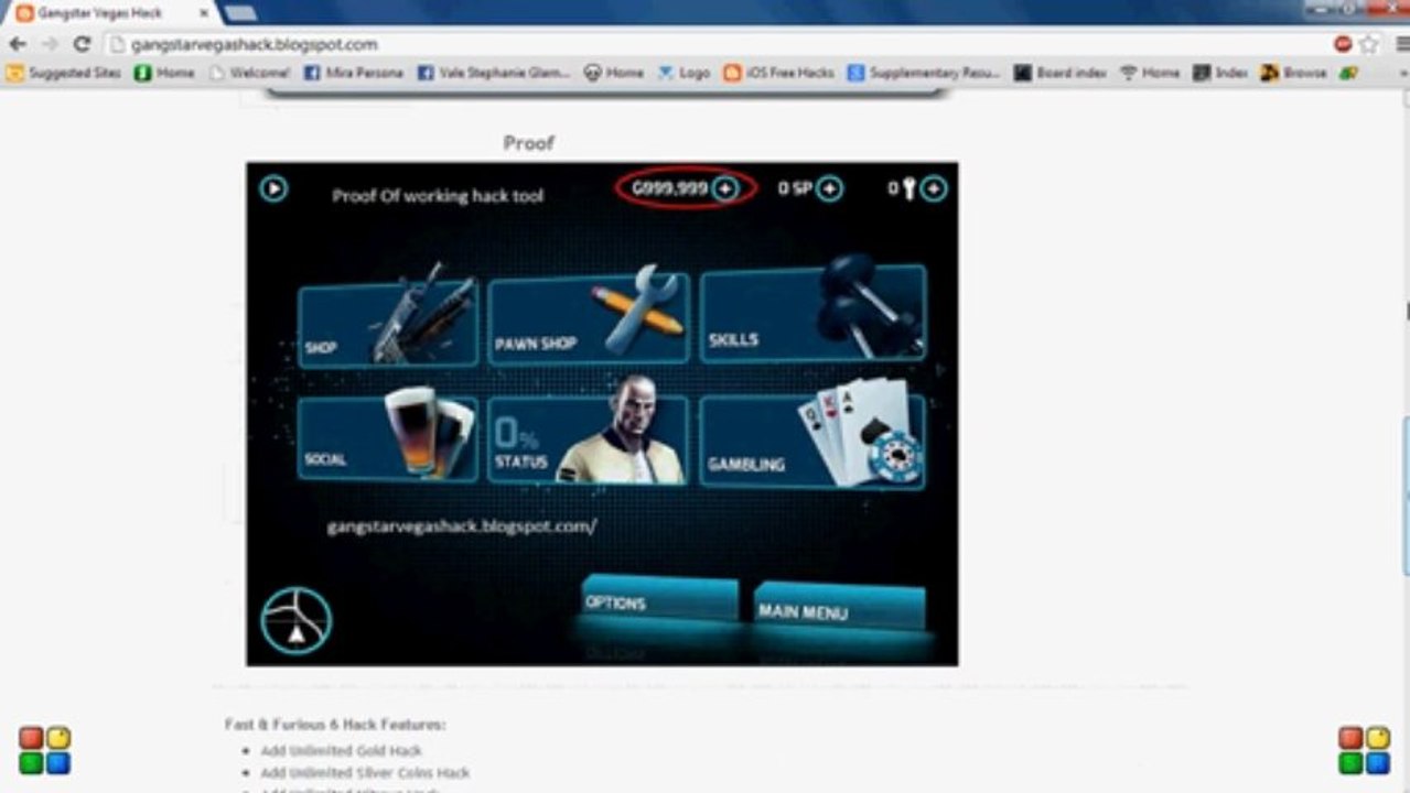 Gangstar Vegas Hack Unlimited Cash Unlimited Key for ios and andriod