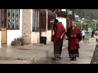 Spotlessly clean streets of Bhutan