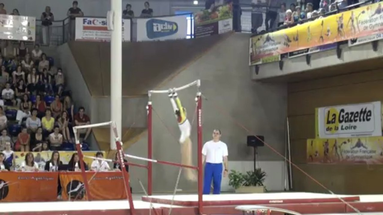 FFGYM - Diana Teodoru (ROU), 2013 Match France-Roumanie, Barres