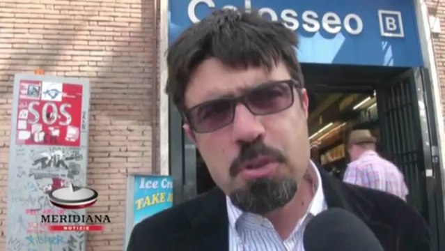 Prc e Pdci trasformano per un giorno via dei Fori imperiali si trasforma in Via Alemanno da Roma