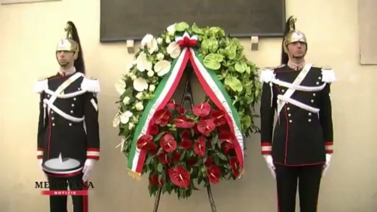35° morte di Aldo Moro, a via Caetani Napolitano ricorda l'orrore di quella strage