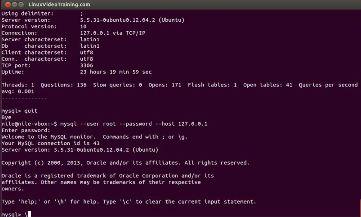 2 Mysql_Video_Tutorial_CLI_Connection