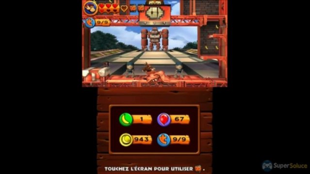 Soluce Donkey Kong Country Returns 3D : 9-7 Fabrique Robotique