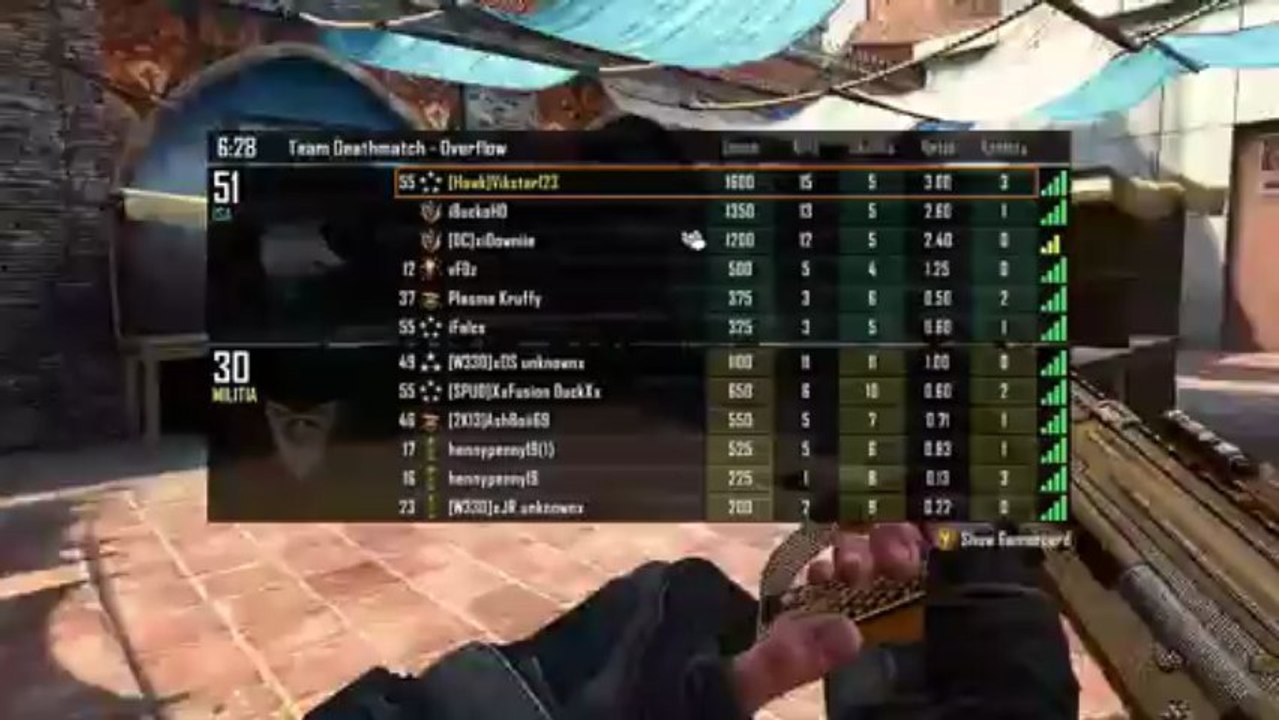 Black Ops 2 Team Scoreboard Gameplay - eLearning?