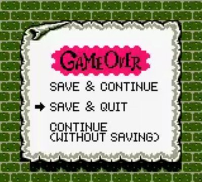 Game Over Legend of Zelda - Link's Awakening DX - YouTube
